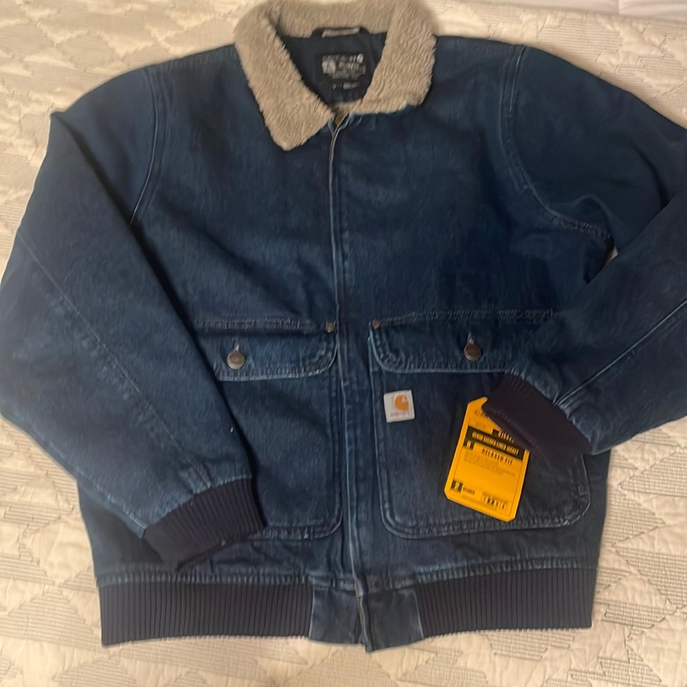 Denim Sherpa lined Jacket